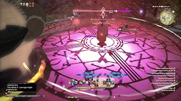 FINAL FANTASY XIV Testing level 80 Dragoon rotation.