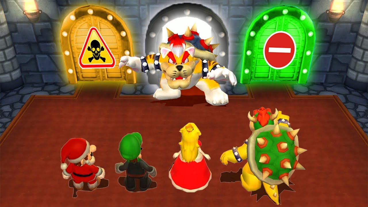 Mario Party Series - All Lucky Minigames Mario wins (Master Difficulty)