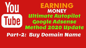 Buy Domain Name Ultimate Autopilot Google Adsense Method  2020 Update part-2