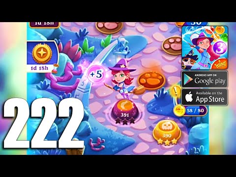 Bubble Witch Saga 3 222 Gameplay Walkthrough Stage 391 Android IOS 