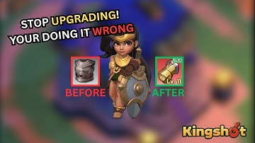 You’re Upgrading Hero Gear WRONG in kingshot - Here