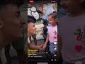 Moha k chante vroum vroum avec une petite fille 