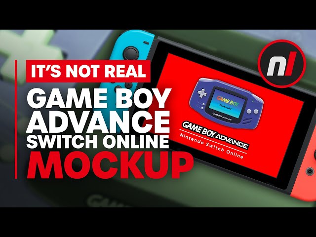Image Mockup - Game Boy Advance Nintendo Switch Online