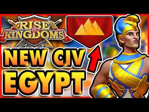 Bagong EGYPT Civ COMING to Rise of Kingdoms (SAVE YOUR SCULPTS)