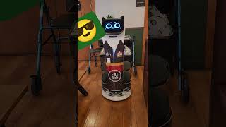 Robot delivery #viralvideo #dailyvlog #robots #food