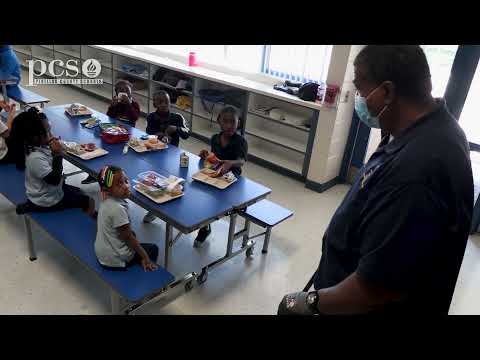 Pinellas County Schools Support Employee of the Year Edward Wallace from Lakewood Elementary School