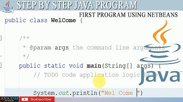 how to create first java program in netbeans || java: first program || java tutorial