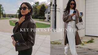 Key Pieces For Winter Haul & Lookbook