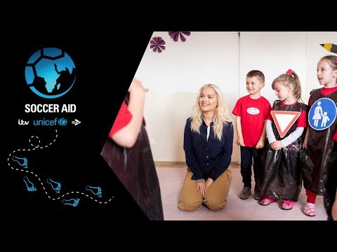 Soccer Aid for Unicef | Rita Ora visits Kosovo