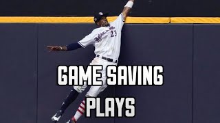 MLB Game Saving Plays