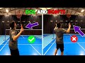 Common beginner badminton mistakes  do and donts 2