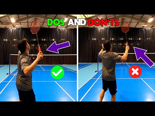 Common Beginner Badminton Mistakes - Do And Don'ts 2 class=