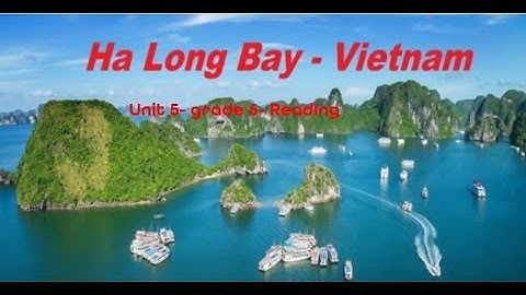 Bài văn tiếng anh tim hieu ha long bay