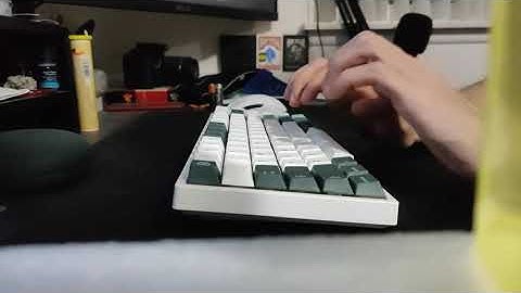 Updated Customized RK84 - Gateron Milky Yellow (NEW) - PE Foam mod