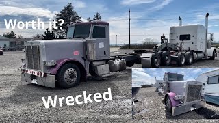 We bought the Cheapest Peterbilt 379 from Auction! | Did we get screwed? | Hidden damage