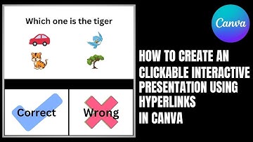 Creating a Clickable Interactive Presentation with Hyperlinks in Canva | Step-by-Step Tutorial