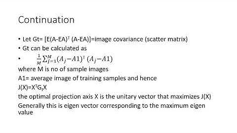 Face recognition using  2D PCA