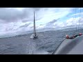 Louis Vuitton Cup Semi-Final Race 13  Port Entry Stern Camera - INEOS Britannia