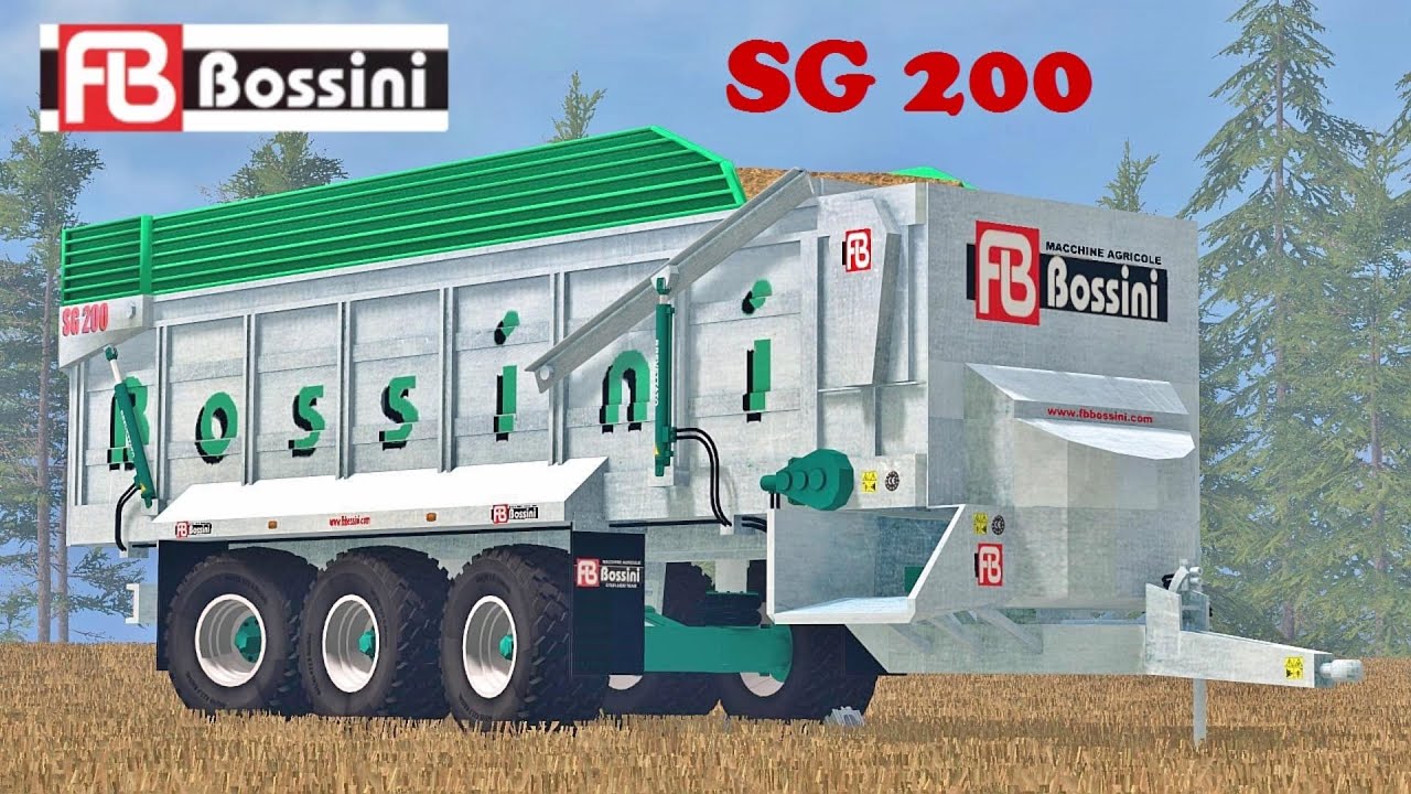 Farming Simulator 15 Presentazione Bossini SG 200 V1.0 - YouTube