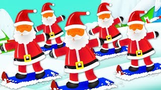 Five Fat Santas | Nursery Rhymes | Kindergarten Videos | Song For Children by Kids Baby Club