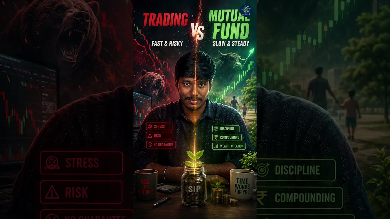 Trading-ஆ? Mutual Fund-ஆ? 🤔 எதுல Invest பண்ணலாம்? #tamil | panathottam