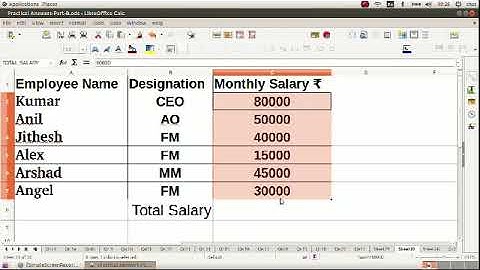 Naming a Range in  Libre office Calc
