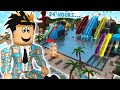 LOCKED IN MY BLOXBURG WATERPARK FOR 24 HOURS... Imma drown (Roblox Roleplay)