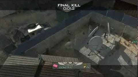 MW3: Random Frag FTW  (Game winning killcam)