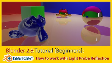 Blender 2.8 Tutorial [Beginners]: How to work with Light Probe Reflection