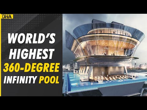 World’s highest 360-degree infinity swimming pool in Dubai | Aura Skypool |  Palm Jumeirah Island