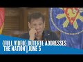 LIVE: Duterte addresses the nation on coronavirus