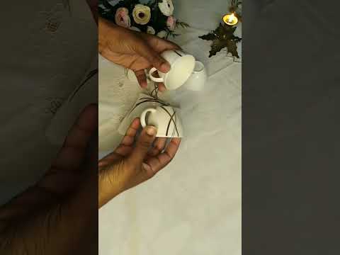 ترتيب فناجين القهوة للمناسبات والأعياد طبخ   ديكور صنع افكار اواني