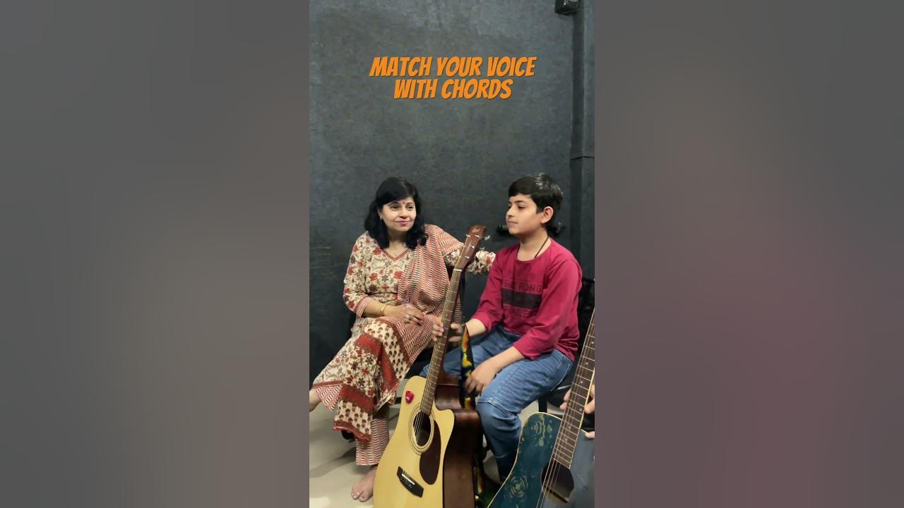 MATCH YOUR VOICE WITH CHORDS✨🎤   #guitar #guitarinstructor #music #guitarcenterlessons