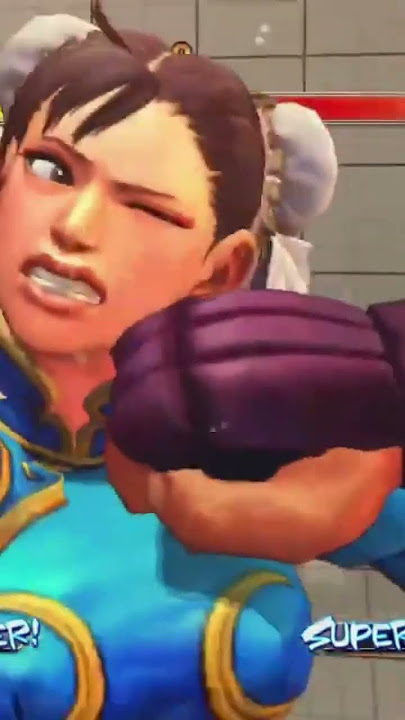 USF4- Dan vs Chun Li using belly punch combos (Super Arts)