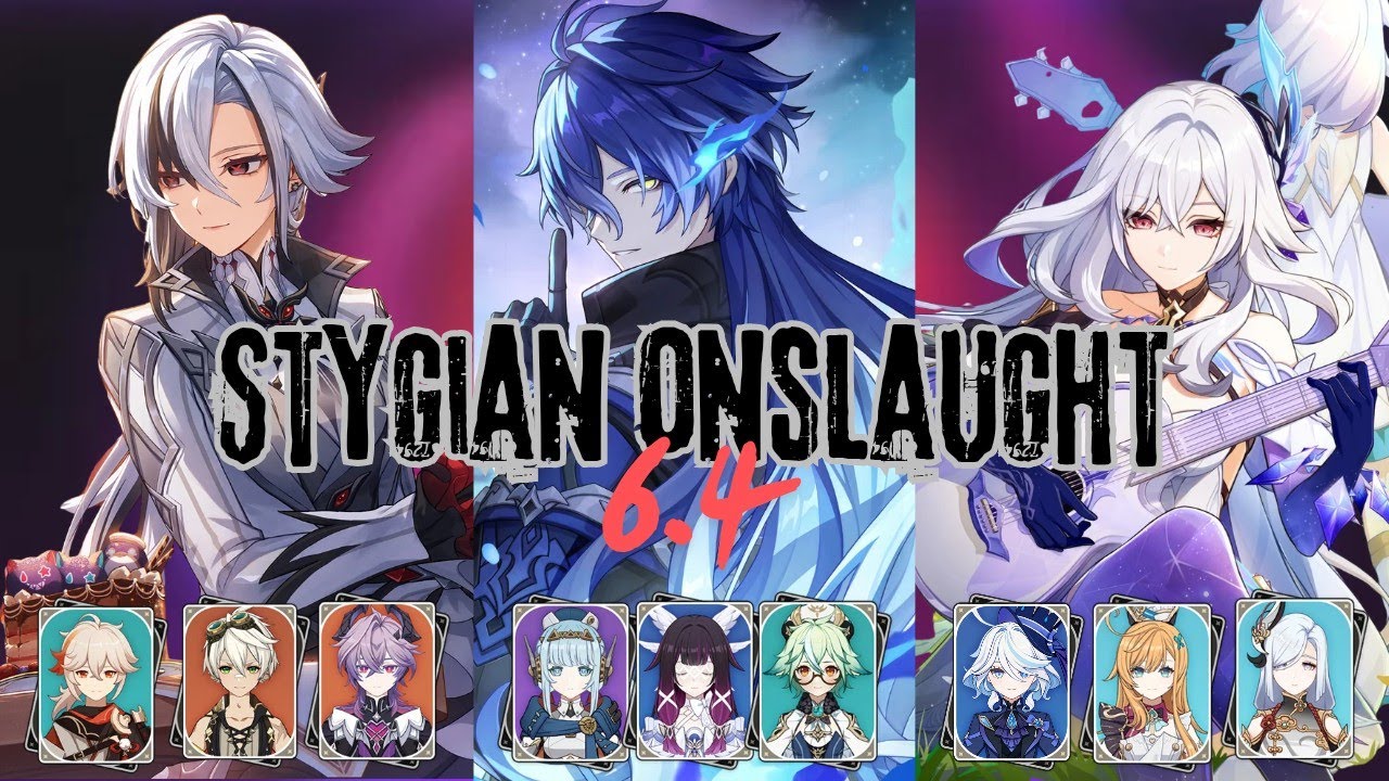 Stygian Onslaught Fearless D5 6.4 C0R1 Arlecchino + C1R1 Flins + C0 Skirk || Genshin Impact