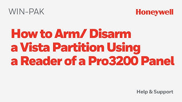 How to Arm/ Disarm a Vista Partition Using a Reader of a PRO3200 in WIN-PAK