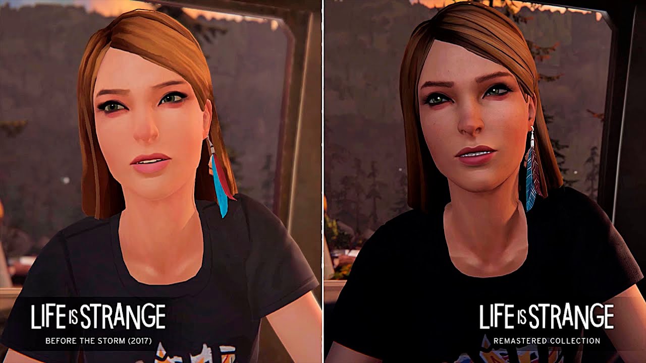 Life is StrangeBefore The Storm Remastered Сравнение графики с