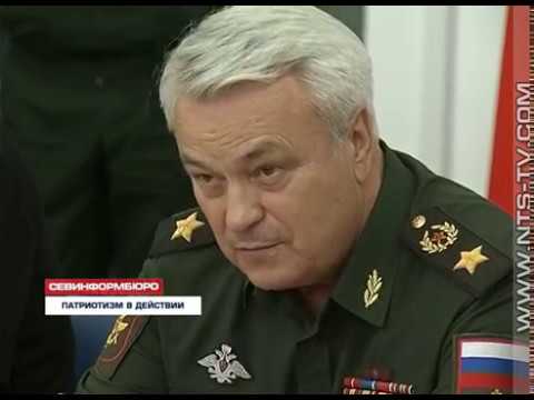 14.07.2017 Заместитель министра обороны России Николай Панков встретился с юнармейцами Севастополя