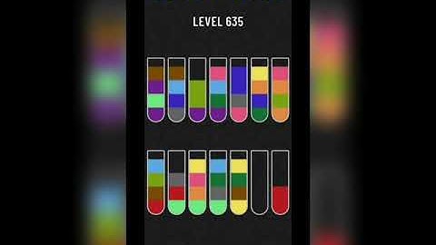 Water sort puzzle level 635