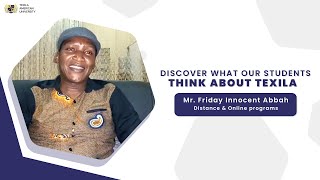 Testimonials Of Success Mr. Friday Innocent Abbahs Journey In Public Health