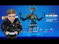 TRUMAnn And His 8 Year Old Kid UNLOCKING FREE Fortnite Skin THE CUBE QUEEN And ALL The FREE REWARDS