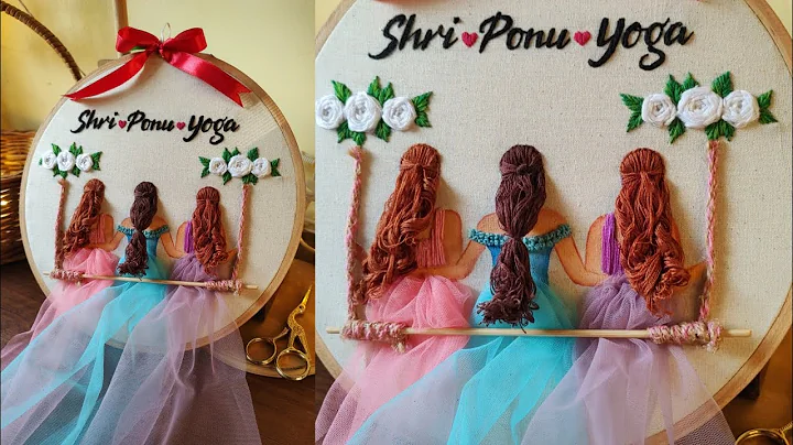 Embroidery hoop art making✨ #handembroidery #embroiderygifts