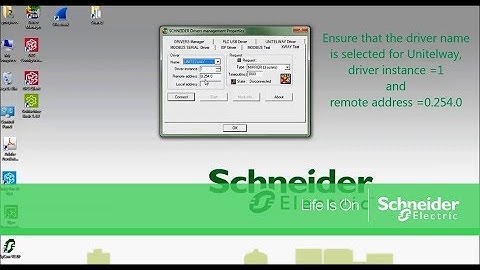 Verifying Communication Between Uni-Telway Driver and PLC TER Port | Schneider Electric