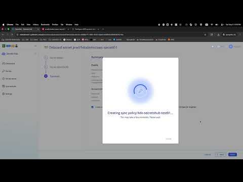 SecretsHub AWS Step5 6 Onboarding and Rotating Secret