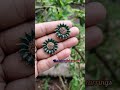 Beautiful flower stone earrings | the colourful earrings #shorts