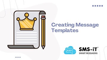 20. Creating Message Templates - SMS-iT Tutorial
