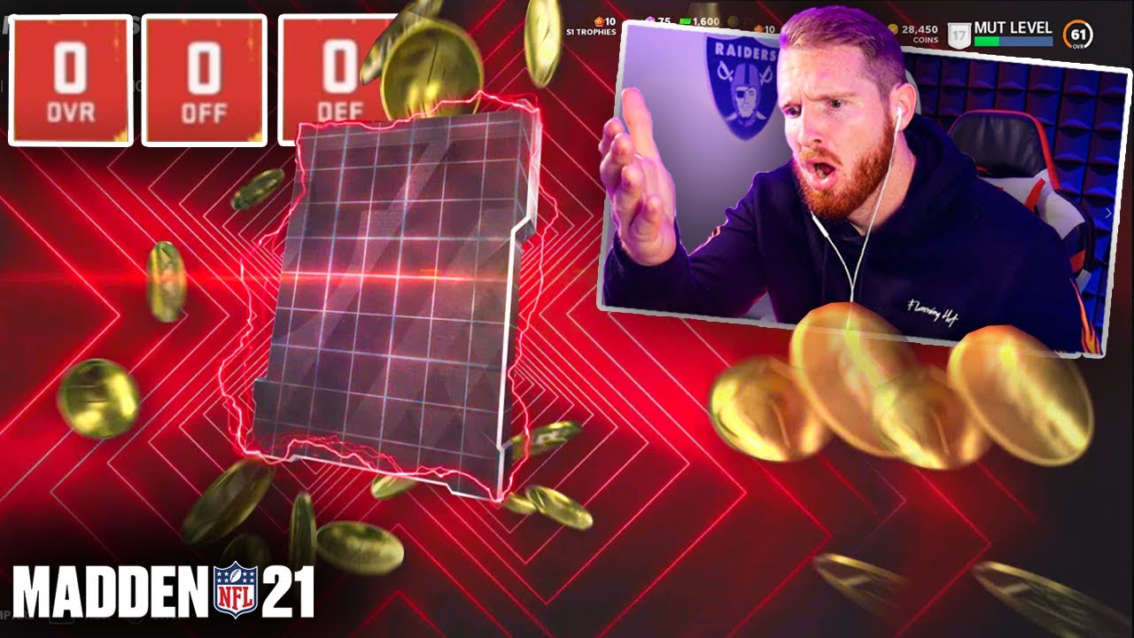 My First Madden 21 Pack Opening! Building My Ultimate Team From 0 Overall | Madden 21 Elite Bundle