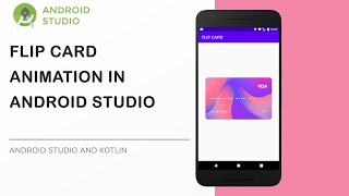 Flip Card Animation in Android Studio Profile