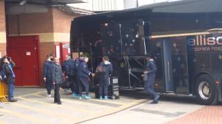 Man Utd Vs Arsenal; Arsenal Team Bus