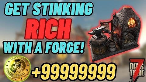 Easy unlimited dukes using a forge! 7 days to die